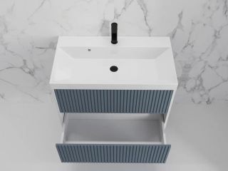 Тумба под раковину Style Line Стокгольм 80 ЛС-00002314 графит софт